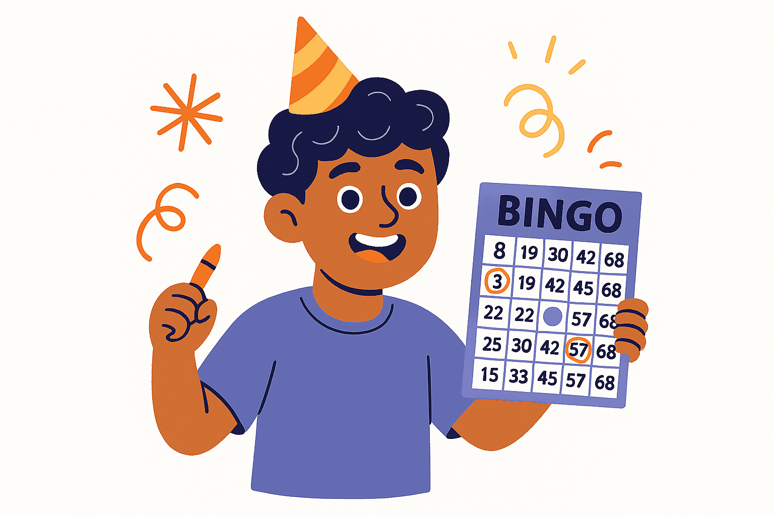 number card illustation